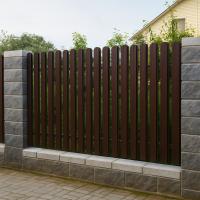 Забор из металлопрофиля и металлоштакетника