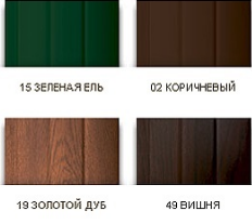 Цветовая палитра ворот