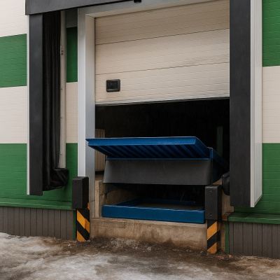 Уравнительные платформы с телескопической аппарелью