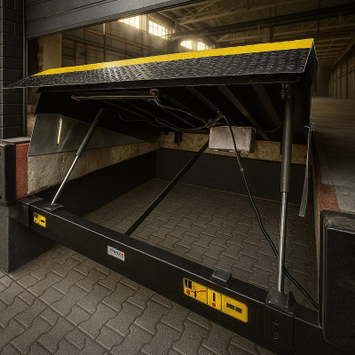 Перегрузочная площадка с поворотной аппарелью Alutech PSL