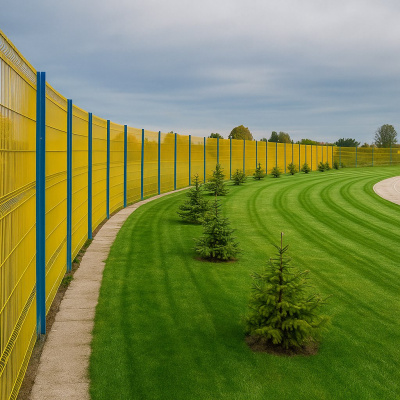 Заборы из 3д сетки