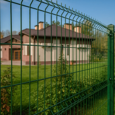 Заборы из 3д сетки