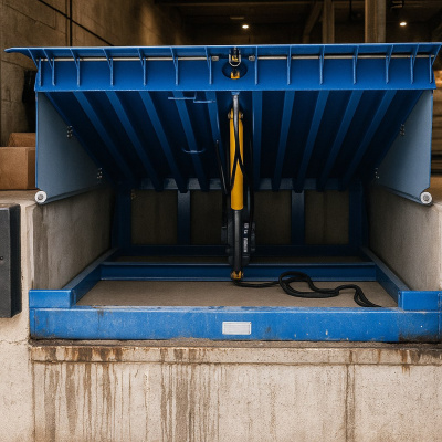 Уравнительные платформы с поворотной аппарелью