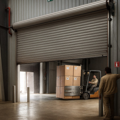 Рулонные ворота (ангарные)
