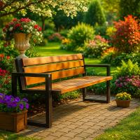 Металлические лавочки