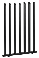 Секция металлического забора «Расчёска» 980х1600 мм (профиль 60х40 мм)