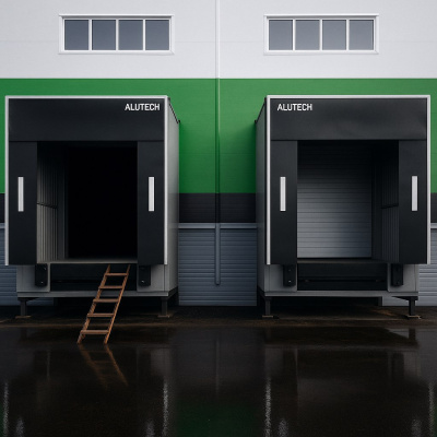 Перегрузочные тамбуры с зашивкой профлистом