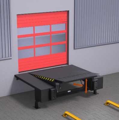 Перегрузочная площадка с телескопической аппарелью Alutech PTL