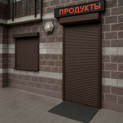 Роллеты из экструдированных профилей