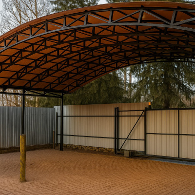 Навесы из металла