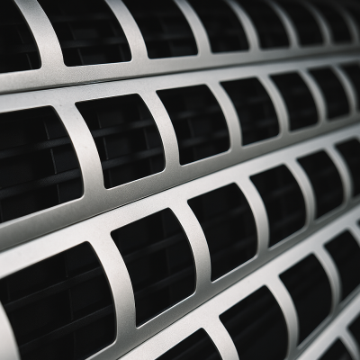 Роллеты из экструдированных профилей решетчатые