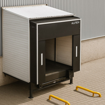 Перегрузочные тамбуры с зашивкой сэндвич-панелями