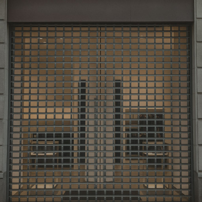 Роллеты из экструдированных профилей решетчатые