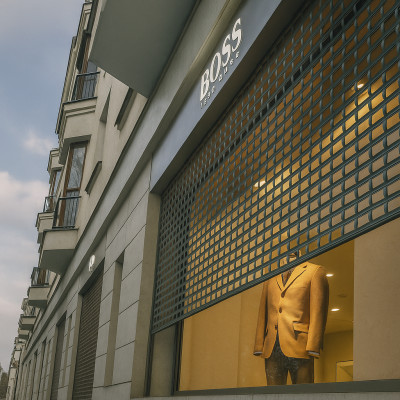 Роллеты из экструдированных профилей решетчатые