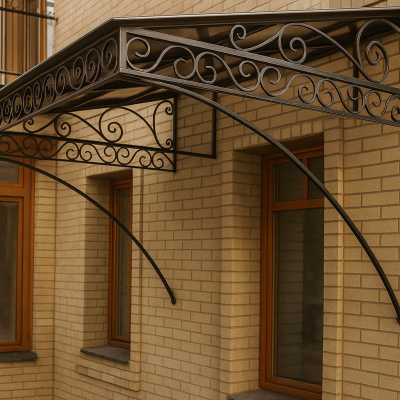 Козырьки из металла