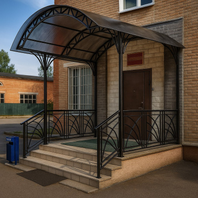 Козырьки из металла