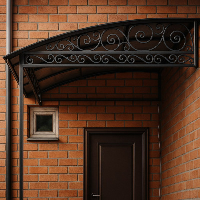 Козырьки из металла