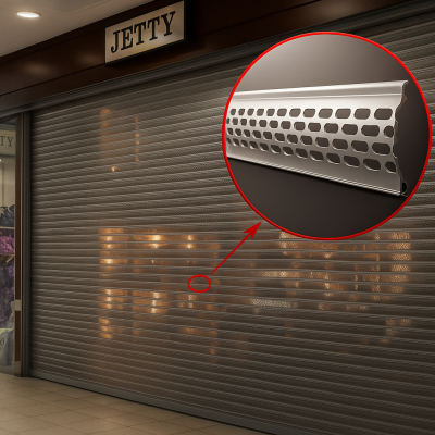 Роллеты из экструдированных профилей решетчатые