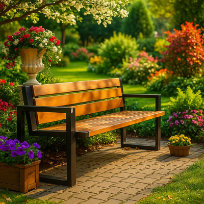 Металлические лавочки