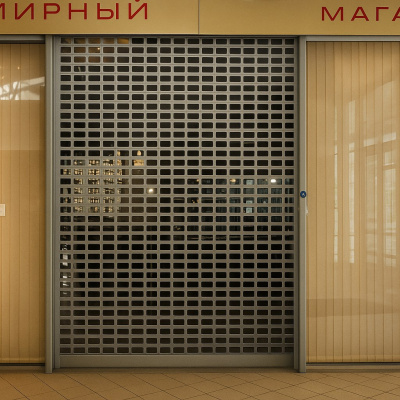 Роллеты из экструдированных профилей противовзломные Р5 для сдачи под охрану МВД