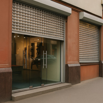 Роллеты из экструдированных профилей решетчатые